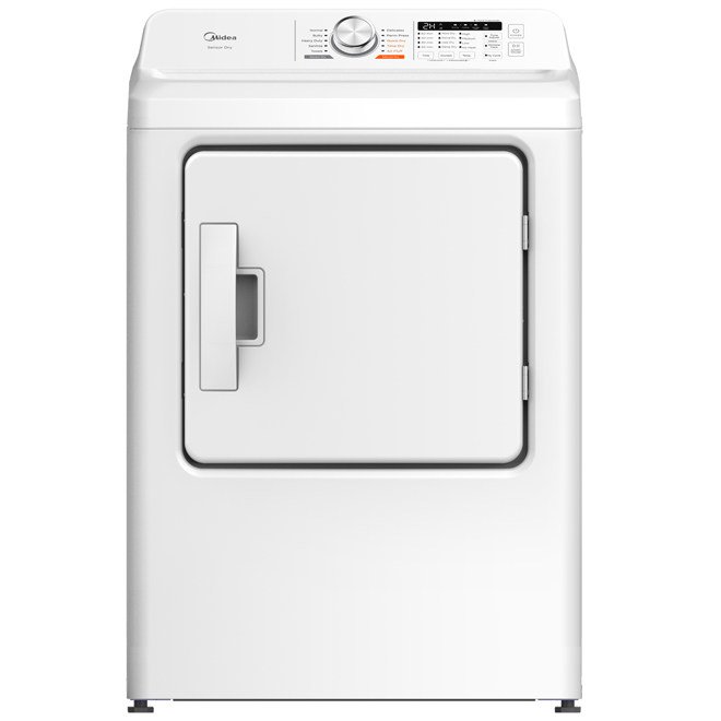 Sécheuse électrique blanche Midea 7 pi³ à séchage par capteur