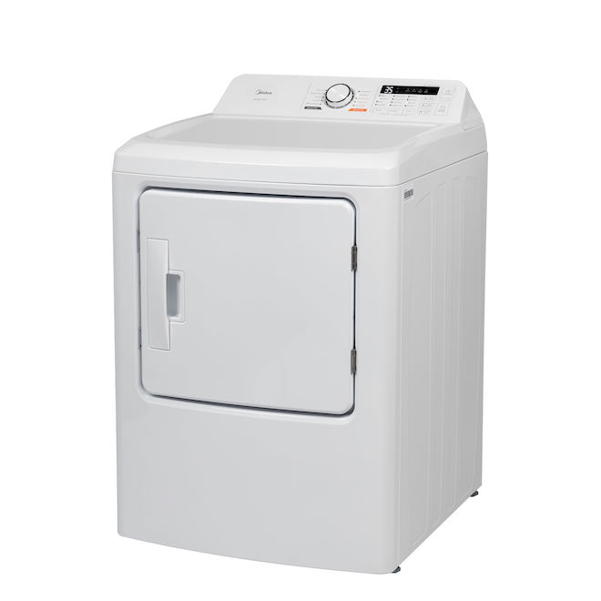 Midea 7-ft³ Sensor Dry White Electric Dryer