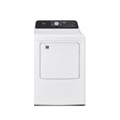 Midea 7-ft³ Vented Electric Dryer with Sensor Dry - White