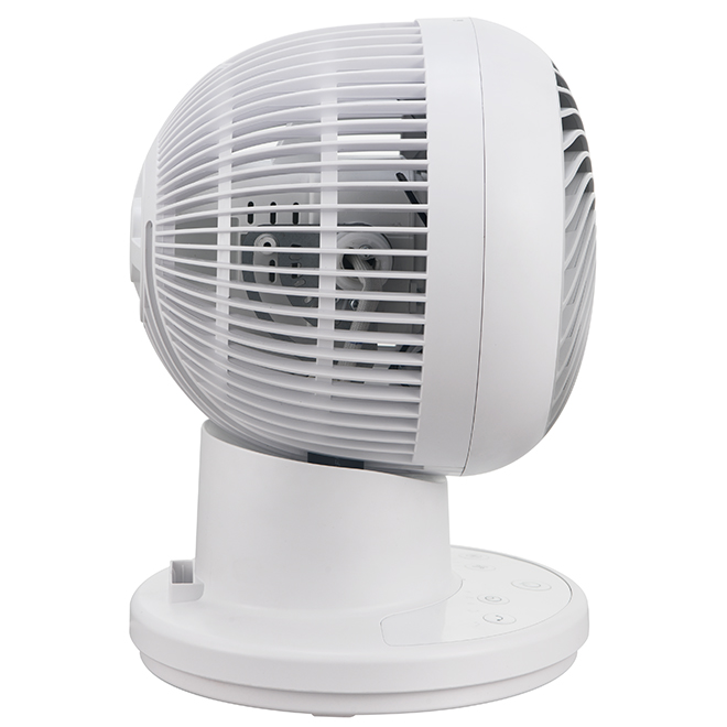 Midea Oscillating Desk Fan 6-in with 3 Speeds - White