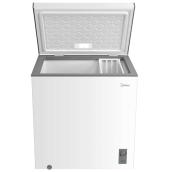 Midea 30.3 x 33.5 x 22-in 7-ft³ Manual Defrost Chest Freezer - White