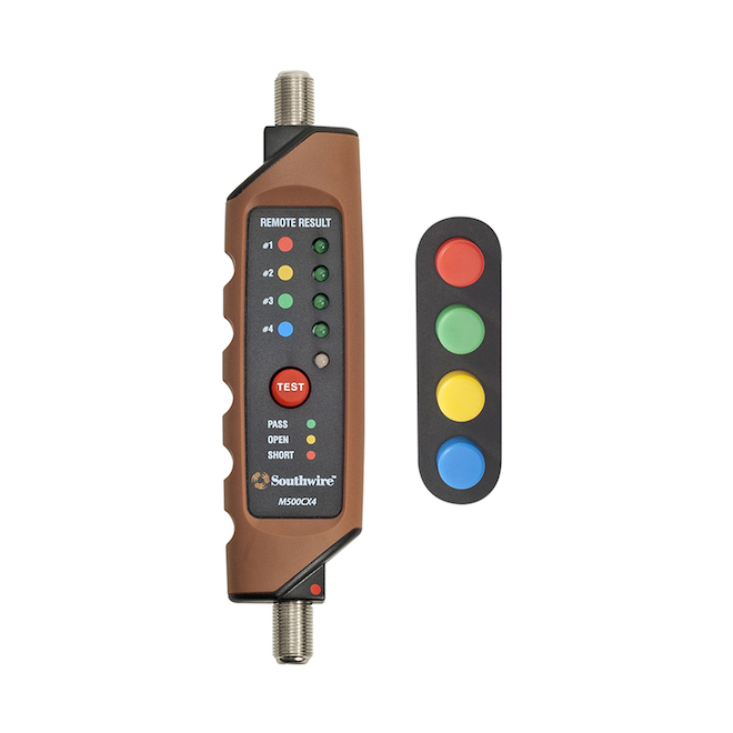 Testeur et mappeur de continuité coaxiale Southwire