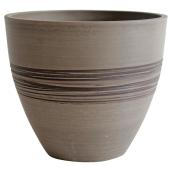 Pot à fleurs, 9,8 po x 8,26 po, taupe