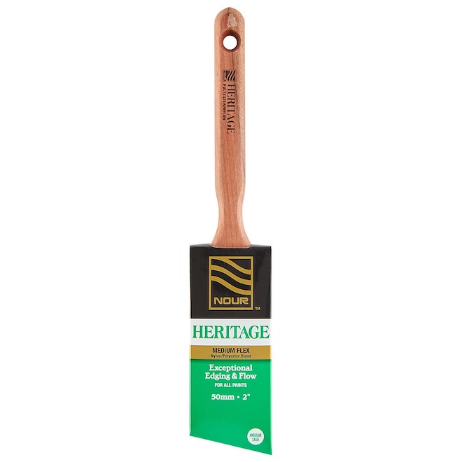 Nour Heritage 50 mm Medium Flex Angular Paint Brush