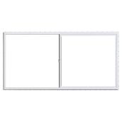 Gentek Horizontal Sliding Window - PVC - White - Reduces Heat - 35 3/8-in H x 59-in W