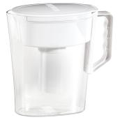 Pichet d'eau avec filtre 5 tasses, blanc/clair