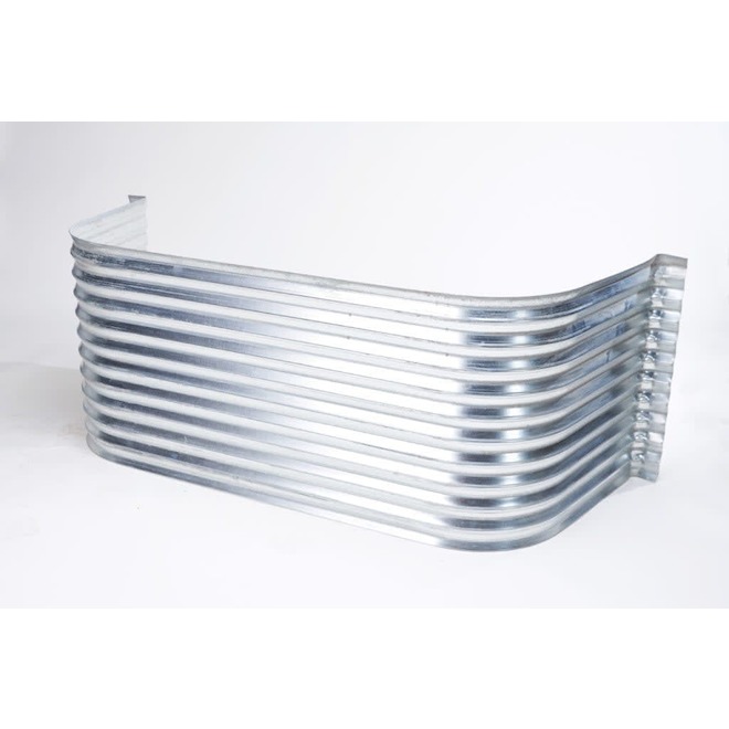 AIL 49 x 30 x 22-in Corrugated Galvanized Steel Window Well for Basement Window