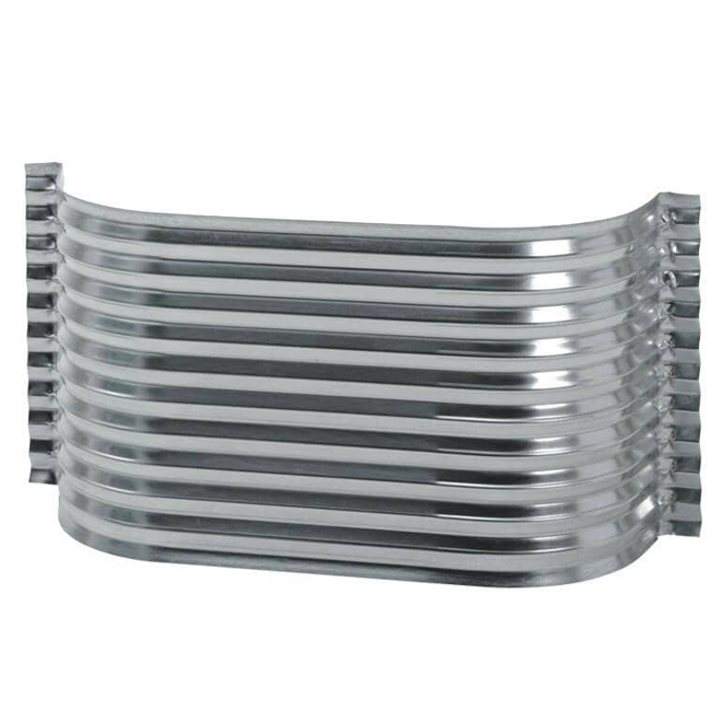 AIL 54 x 30 x 36-in Corrugated Galvanized Steel Window Well for Basement Window