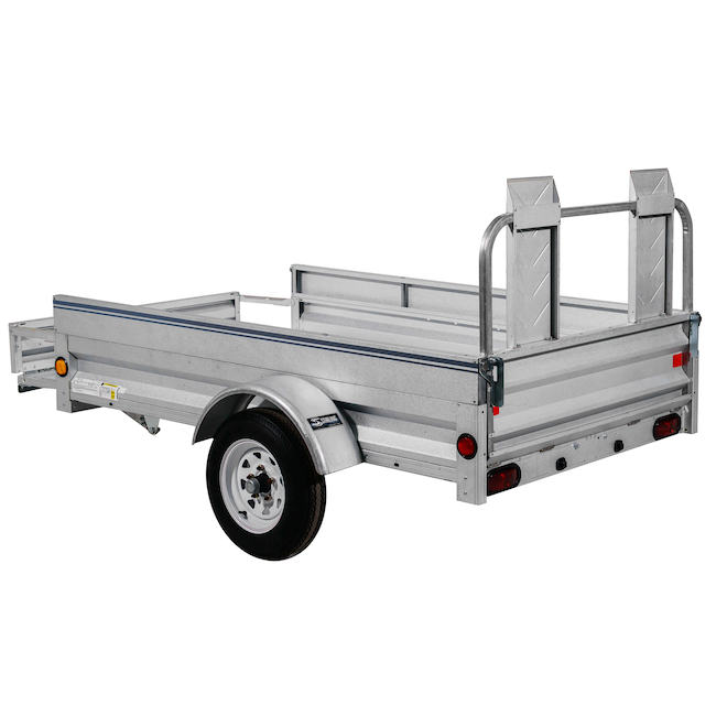 Stirling Trailers Galvanized Steel Expandable Trailer - 4-ft x 8-ft