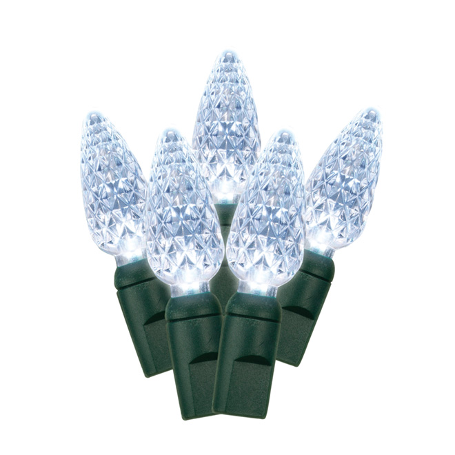 SYLVANIA Set of 200 Lights Interior/Exterior LED C6 Pure White