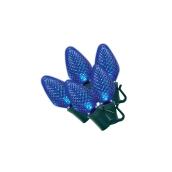Jeu de 200 lumières, intérieur/extérieur, DEL C7, bleu