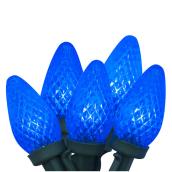 Jeu de 150 lumières, intérieur/extérieur, DEL C9, bleu