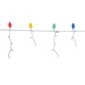 Sylvania 70-Count Multicolour LED Christmas Icicle Lights 9-ft