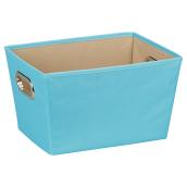 Petit panier de rangement 15,8 l, bleu