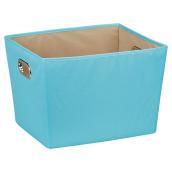 Panier de rangement moyen, 36,24 l, bleu