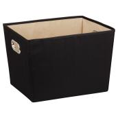 Panier de rangement moyen, 36,24 l, noir