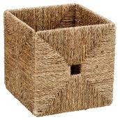 Folding Storage Basket - Seagrass - 21.1 L - Brown