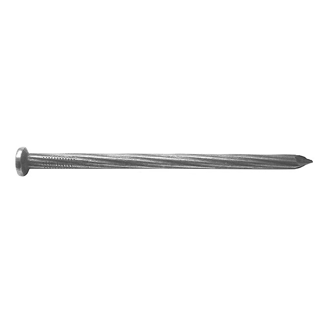 Duchesne Fluted Spiral Concrete Nails - 1 1/2-in L - Bright Steel - 400 Per Pack