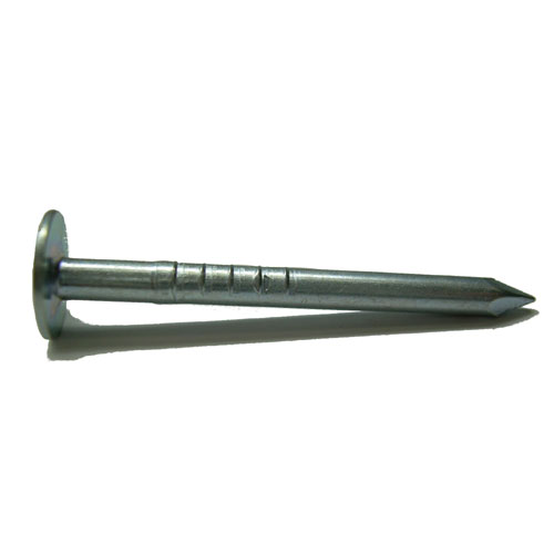 Duchesne Large-Head Roofing Nails - 4D x 1 1/2-in L - Bright Steel - 400 Per Pack