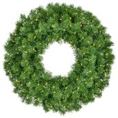 Celebrations by L&CO 30-in Christmas Wreath - 100 LED Lights