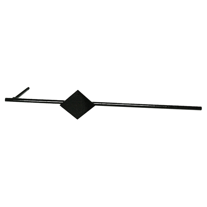 Adlee Sand Anchor - Steel - 2 Reinforcement Plates - Black Finish