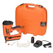 Paslode Straight Finish Nailer with Battery and Charger - 16-Gauge - Quick Charge - Reversible Belt Hook