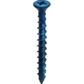 Buildex 10-Count 1/4-In x 2.25-in Blue Steel Self-Tapping Concrete Screw