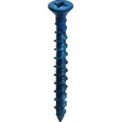 Buildex #14 Blue Flat-Head Phillips Concrete Screws