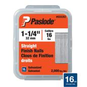 Paslode 1 1/4-in 16-Gauge Galvanized Steel Collated Finish Nails (2000-Piece)