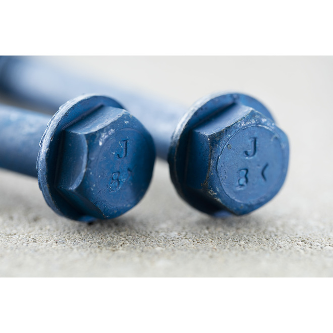 Buildex Tapcon 1/4 x 1-3/4" Slotted Hex Head Concrete Anchor in Blue - 225pc