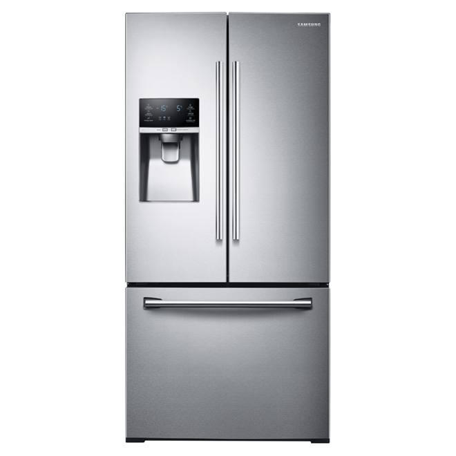 Samsung French Door Refrigerator 33 25 5 Cu Ft Steel