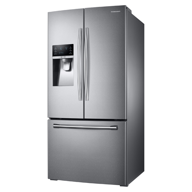 Samsung French Door Refrigerator 33 25 5 Cu Ft Steel