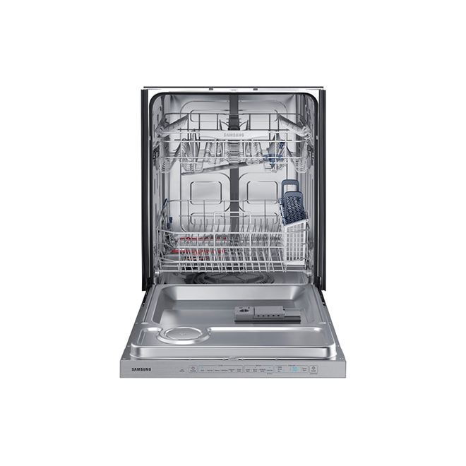 Samsung Built-In AutoRelease Dry StormWash-Option Dishwasher - 24-in - 48-dB - Stainless Steel