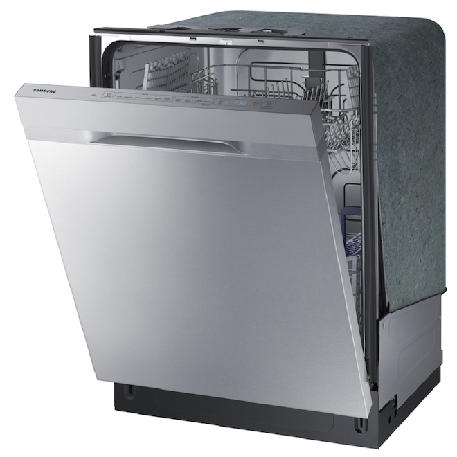 Samsung Built-In AutoRelease Dry StormWash-Option Dishwasher - 24-in - 48-dB - Stainless Steel