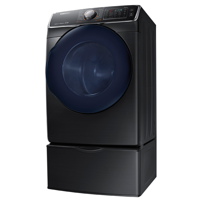 Electric Dryer with MultiSteam™ - 7.5 cu. ft. - Black Steel