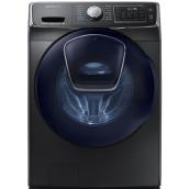 Samsung AddWash 4.5-cu ft High Efficiency Stackable Front-Load Washer (Black Stainless Steel) ENERGY STAR