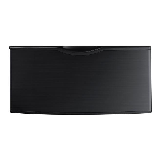 Samsung 14.2-in x 27-in Laundry Pedestal with Storage Drawer (Black Stainless)