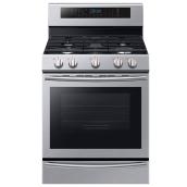 Cuisinière à gaz autoportante à convection, 5,8 pi³, inox