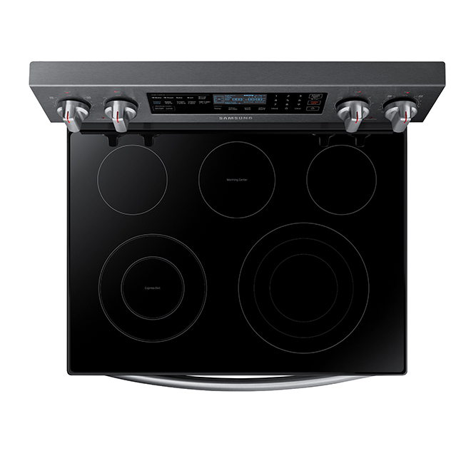 Samsung Electric Range With Warming Drawer 5 9 Cu Ft Black