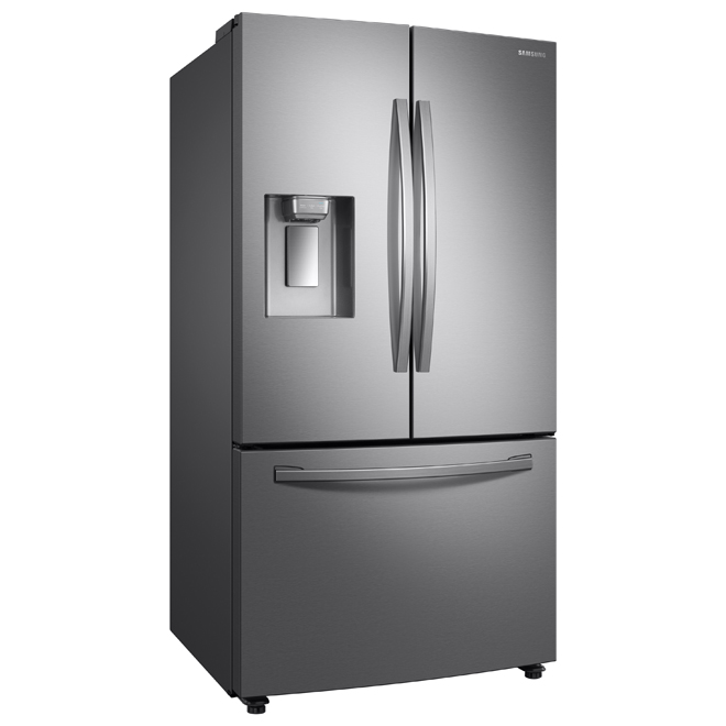 Samsung French Door Refrigerator - Wi-Fi Connected - 22.6-cu ft - Stainless Steel