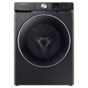 Samsung 5.2 cu. ft. Smart Front Load Washer with Super Speed in Black Stainless Steel
