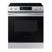 Samsung Electric Range with Fan Convection - Wi-Fi Connectivity - 5 Elements - 30-in - 6.3-cu. ft. - Stainless Steel