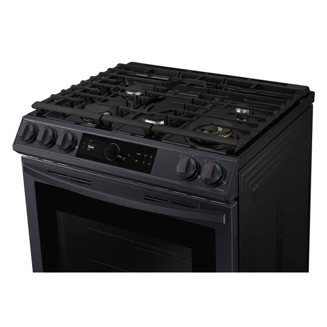 Samsung Slidein Gas Range AirFry Smart Dial True Convection 6