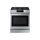 Samsung Slide-in Gas Range - Air-Fry - Smart Dial - True Convection - 6.0 cu. ft. - Stainless Steel