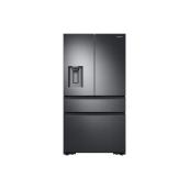 Réfrigérateur à portes françaises Samsung, 4 portes, 22,6 pi³, acier inoxydable noir