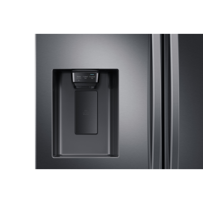 Refrigerator Samsung, 3-Door French Door, 27-cu ft, Energy Star, Black Stainless Steel