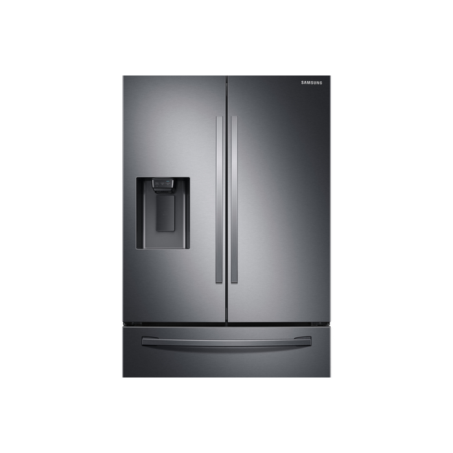 Refrigerator Samsung, 3-Door French Door, 27-cu ft, Energy Star, Black Stainless Steel