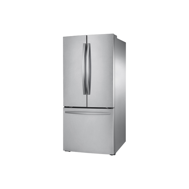 Samsung French Door Refrigerator - 21.8-cu ft - 30-in - Stainless Steel