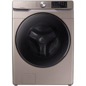 Laveuse à chargement frontal Samsung avec fonction vapeur, 27 po, 5,2 pi³, champagne