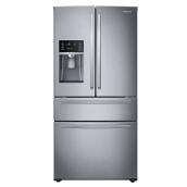 Samsung Refrigerator with FlexZone Drawer and External Water Dispenser - 24.7 cu. ft. - 33-in - Stainless